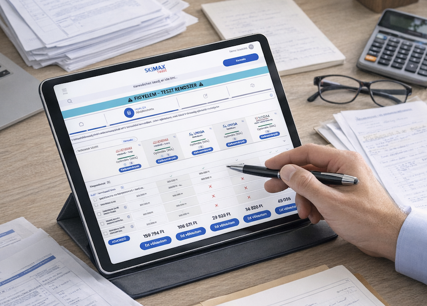 Lakásbiztosítás kalkulátor bemutató kép